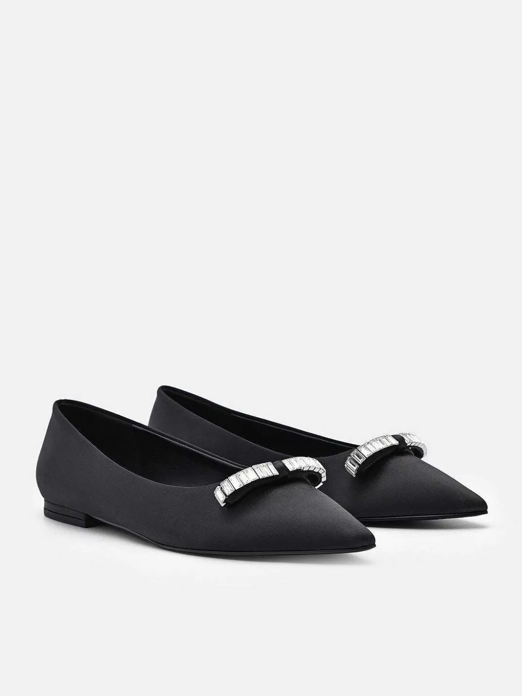 Mindy Satin Ballet Flats<PEDRO Hot