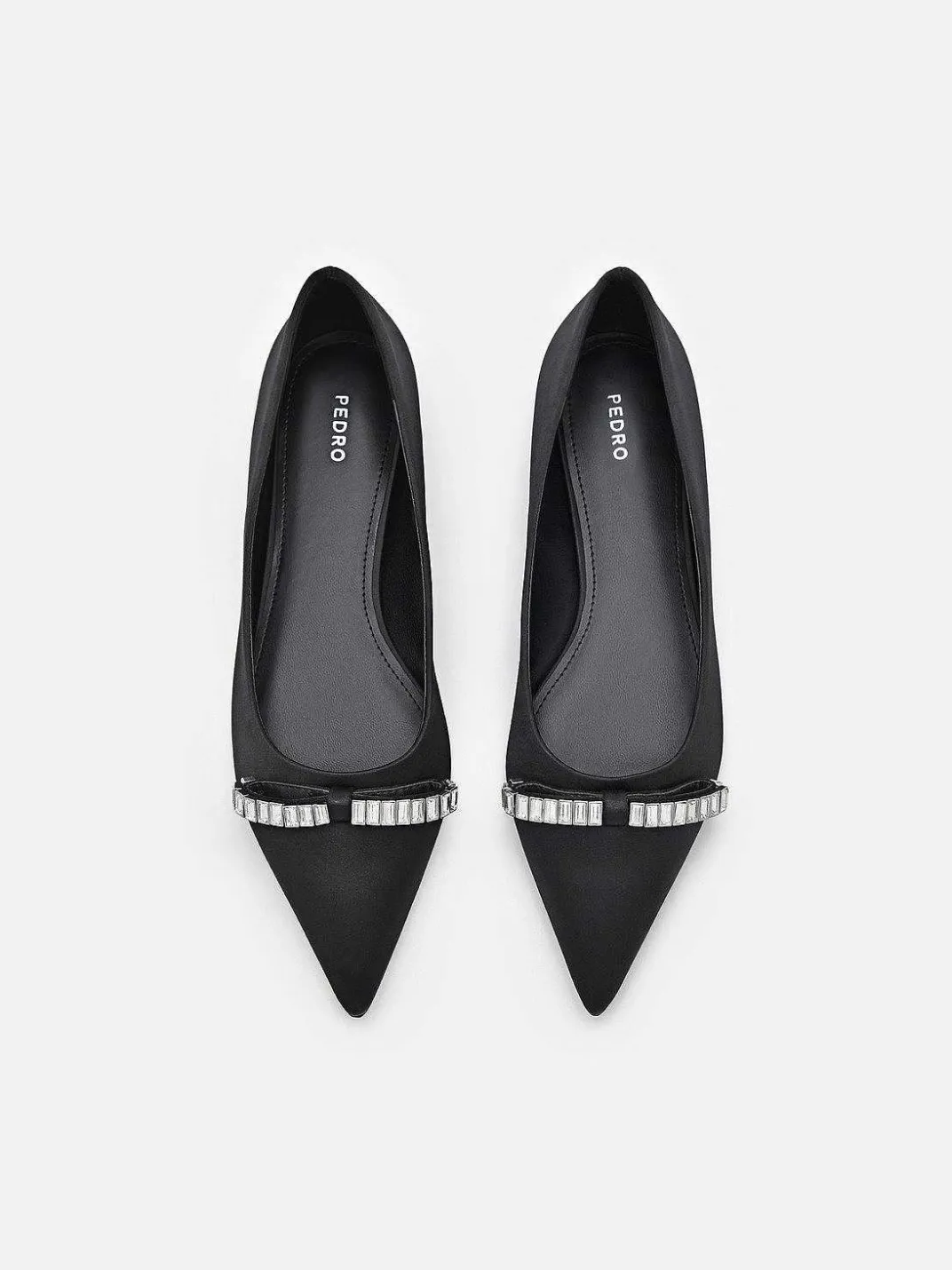 Mindy Satin Ballet Flats<PEDRO Hot