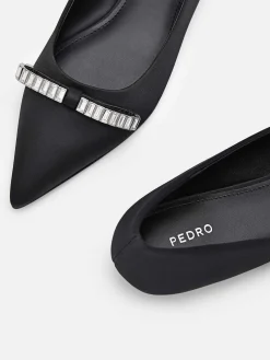 Mindy Satin Ballet Flats<PEDRO Hot