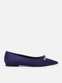 Mindy Satin Ballet Flats<PEDRO Best