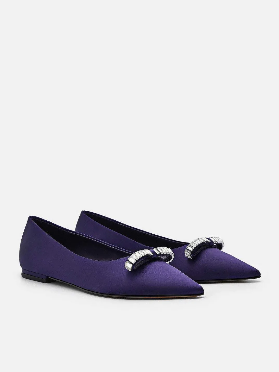 Mindy Satin Ballet Flats<PEDRO Best