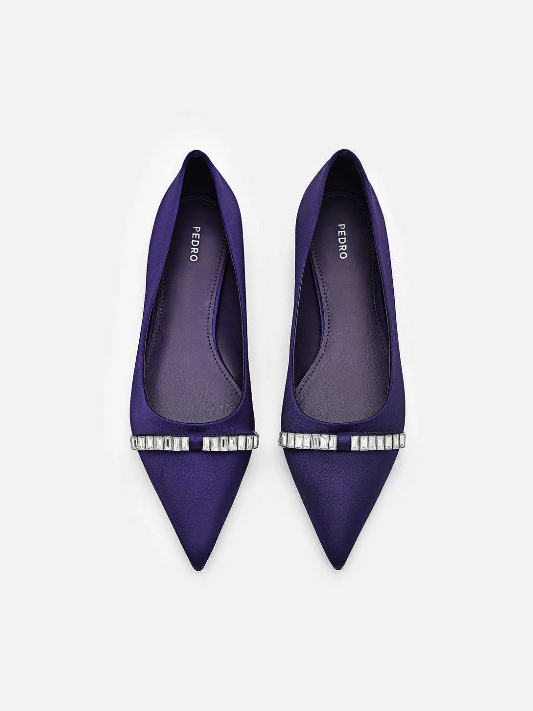 Mindy Satin Ballet Flats<PEDRO Best