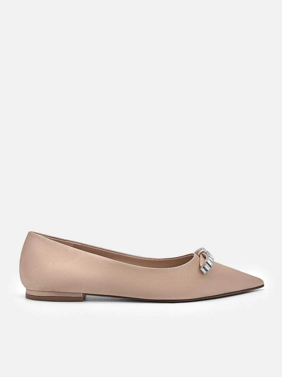 Mindy Satin Ballet Flats<PEDRO Online