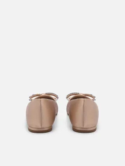Mindy Satin Ballet Flats<PEDRO Online