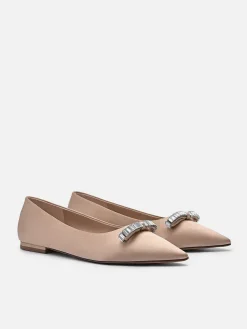 Mindy Satin Ballet Flats<PEDRO Online
