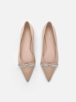 Mindy Satin Ballet Flats<PEDRO Online