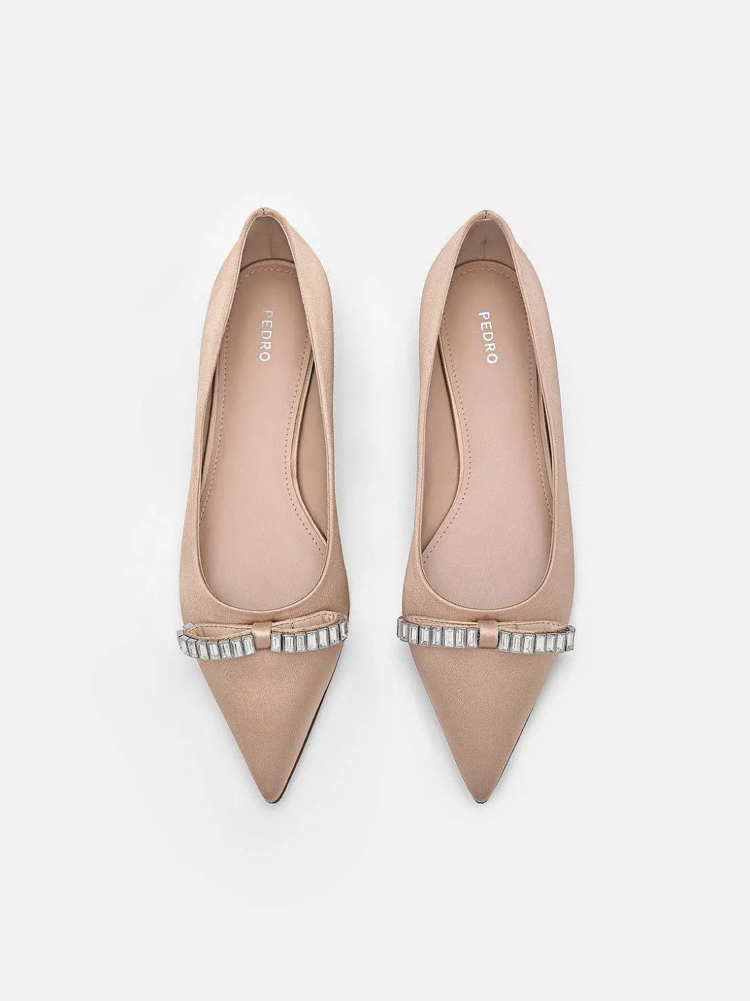 Mindy Satin Ballet Flats<PEDRO Online