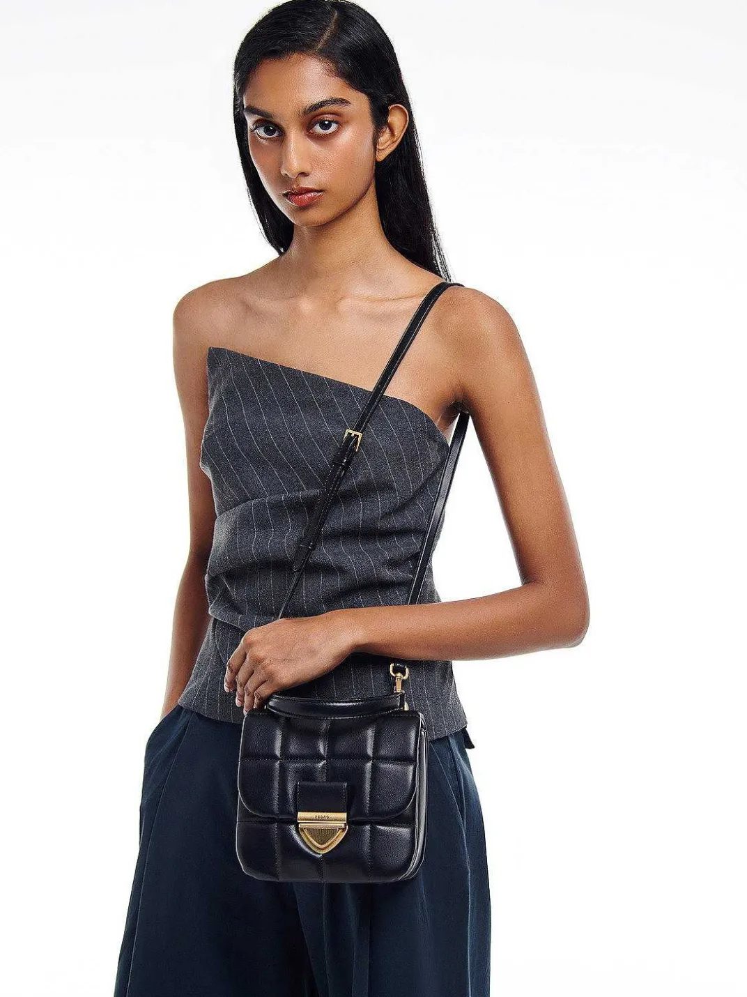 Mini Quilted Shoulder Bag<PEDRO New