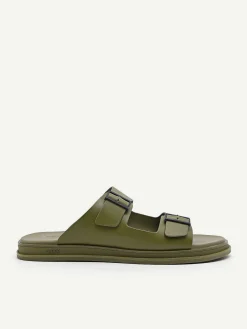 Monochrome Double Strap Slide Sandals<PEDRO Outlet