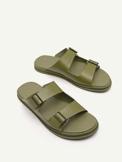 Monochrome Double Strap Slide Sandals<PEDRO Outlet