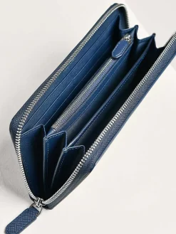 Oliver Embossed Leather Zip-Around Wallet<PEDRO Sale