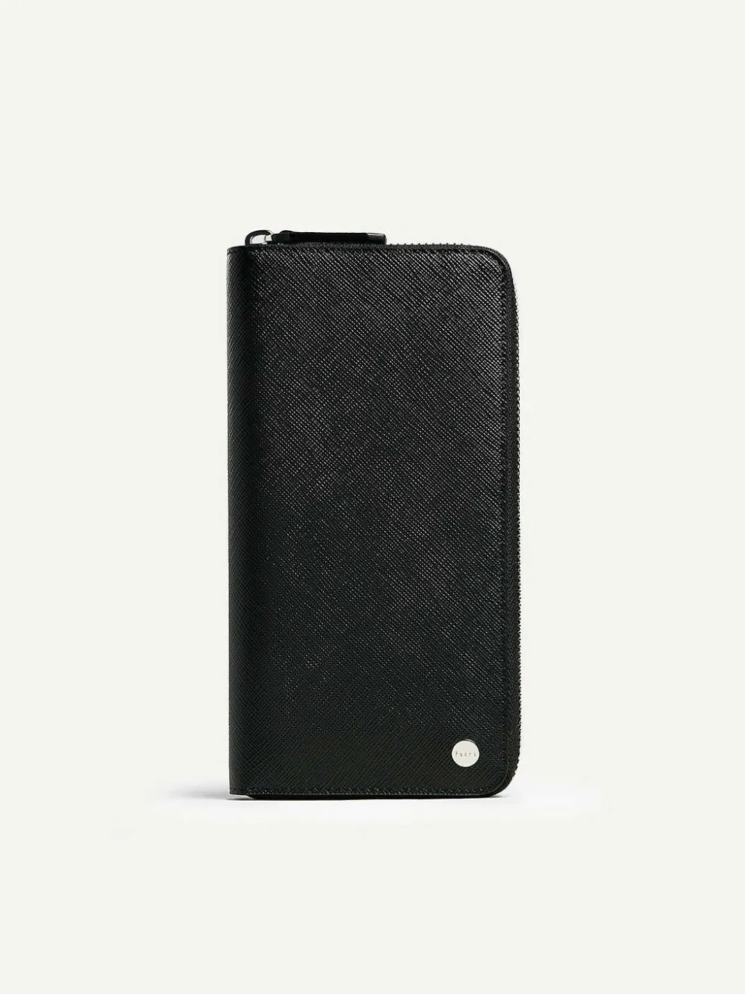 Oliver Embossed Leather Zip-Around Wallet<PEDRO Online
