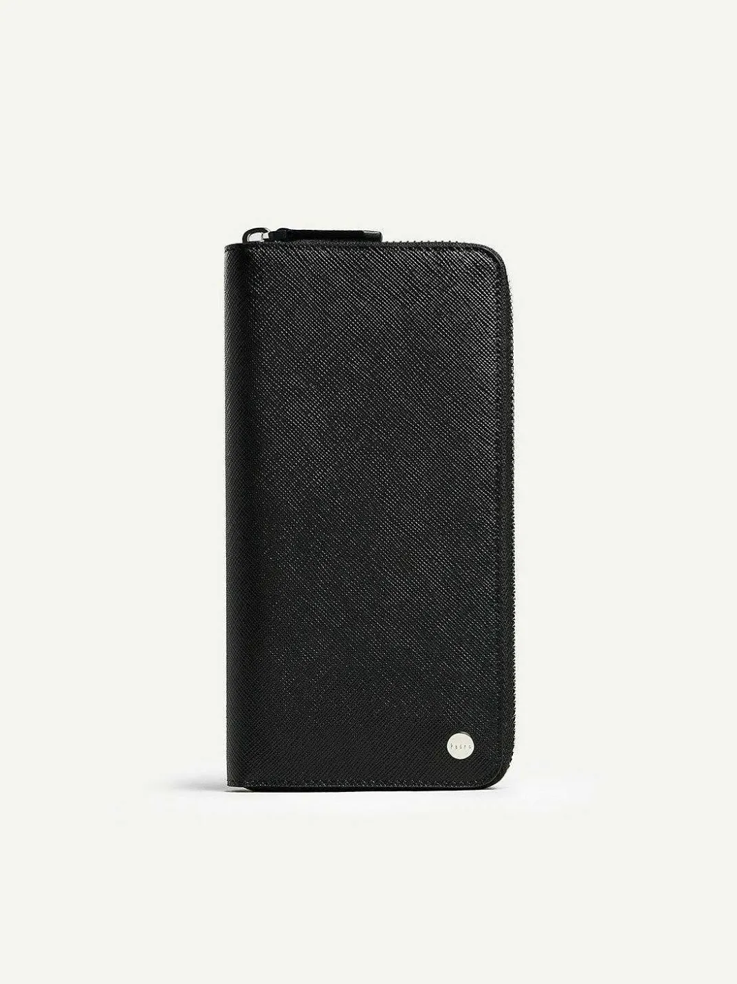 Oliver Embossed Leather Zip-Around Wallet<PEDRO Online