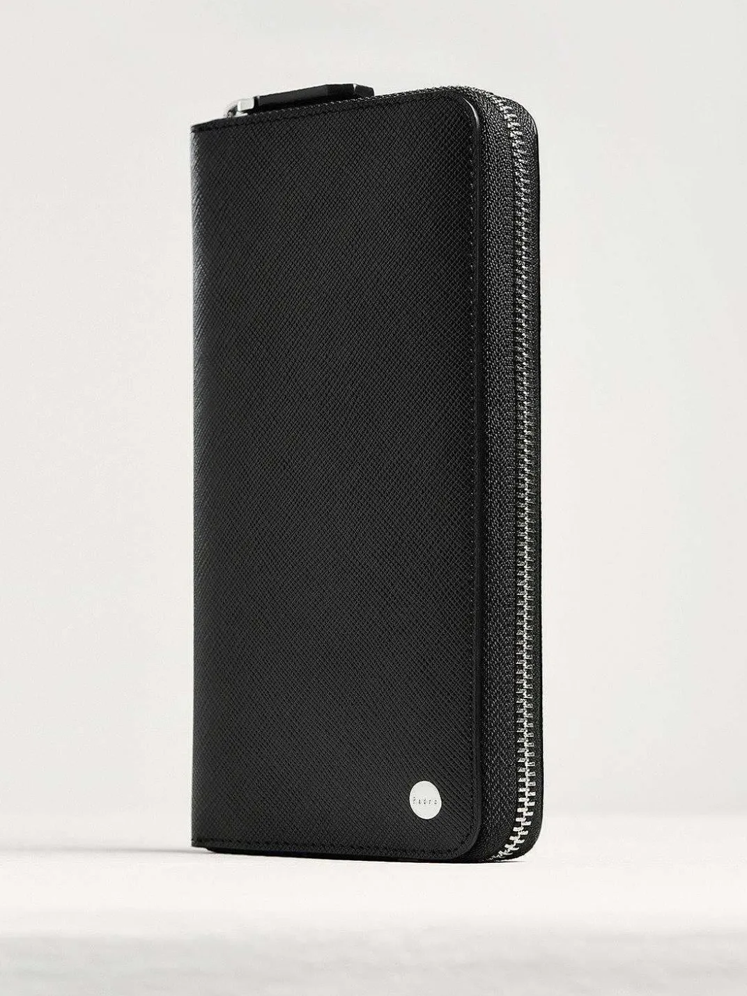 Oliver Embossed Leather Zip-Around Wallet<PEDRO Online