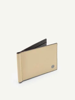 Oliver Leather Bi-Fold Money Clip Cardholder<PEDRO Best