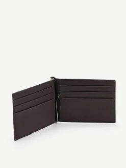 Oliver Leather Bi-Fold Money Clip Cardholder<PEDRO Best