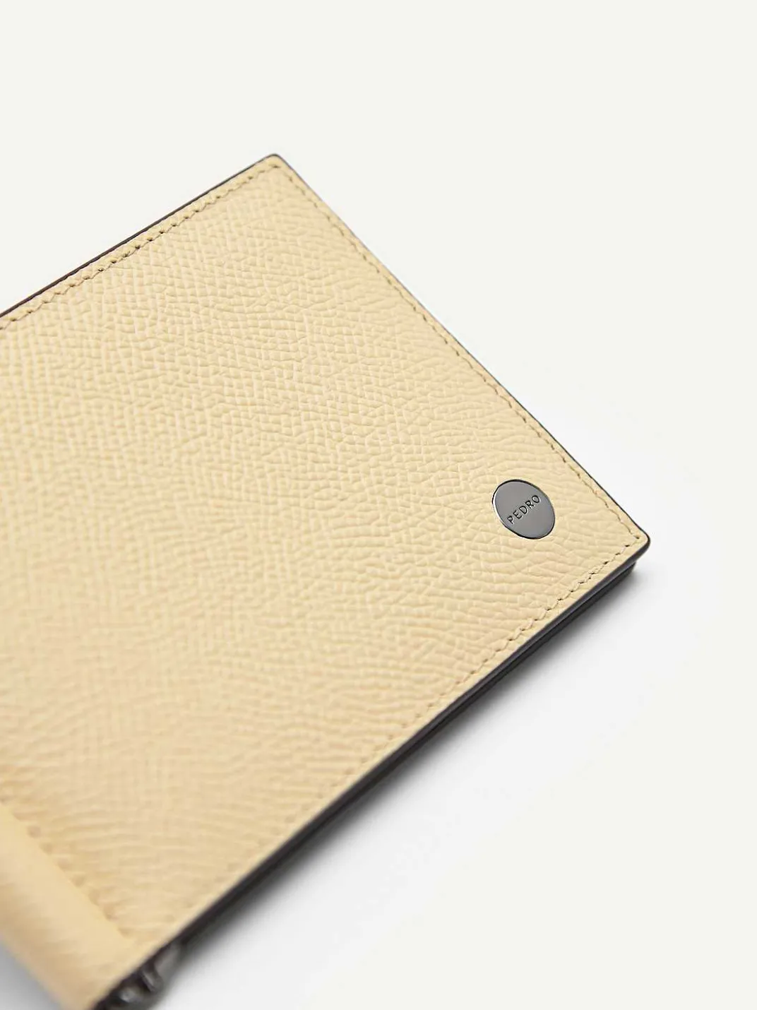 Oliver Leather Bi-Fold Money Clip Cardholder<PEDRO Best