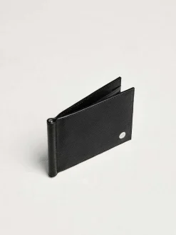Oliver Leather Bi-Fold Money Clip Cardholder<PEDRO Discount