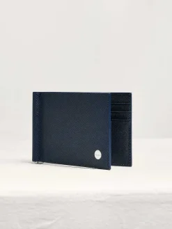 Oliver Leather Bi-Fold Money Clip Cardholder<PEDRO Outlet