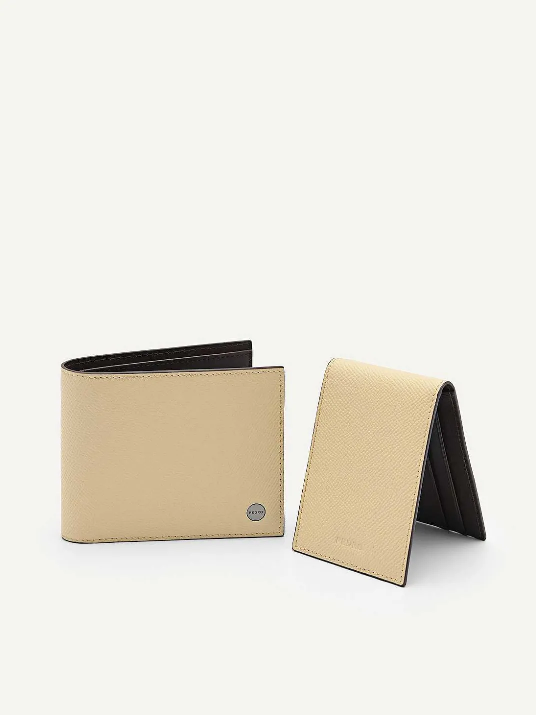 Oliver Leather Bi-Fold Wallet With Insert<PEDRO Clearance