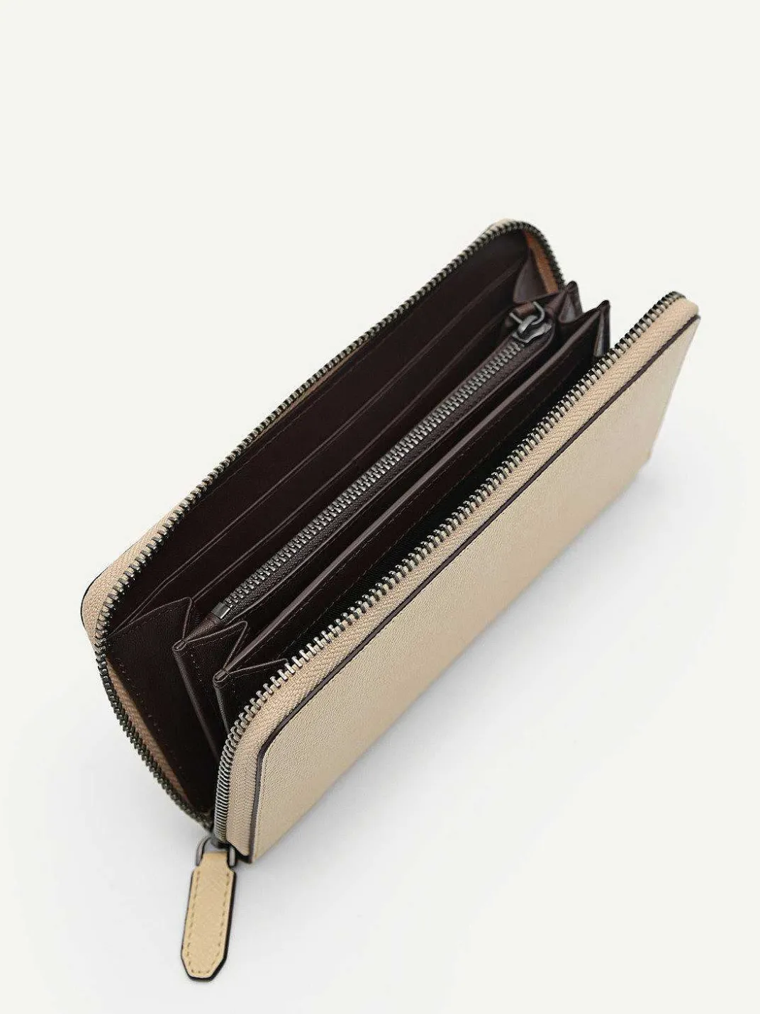 Oliver Long Textured Leather Wallet<PEDRO Best