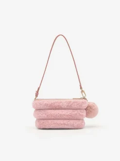 Padded Pouch With Fur Charm<PEDRO Best