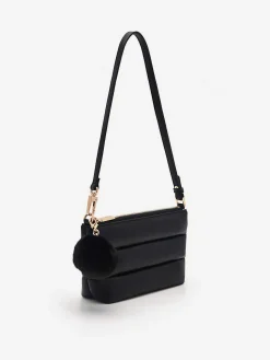 Padded Pouch With Fur Charm<PEDRO Sale