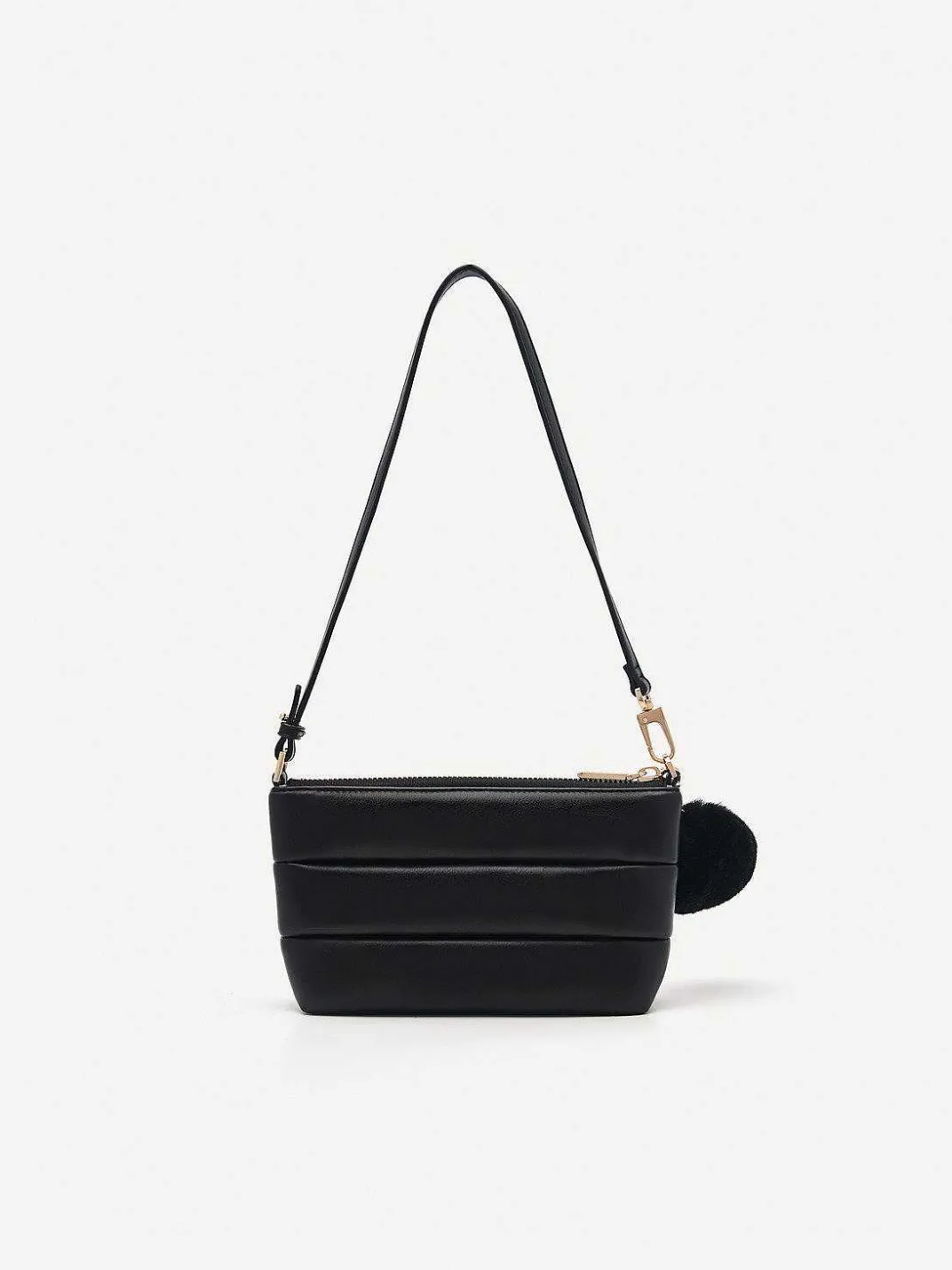 Padded Pouch With Fur Charm<PEDRO Sale