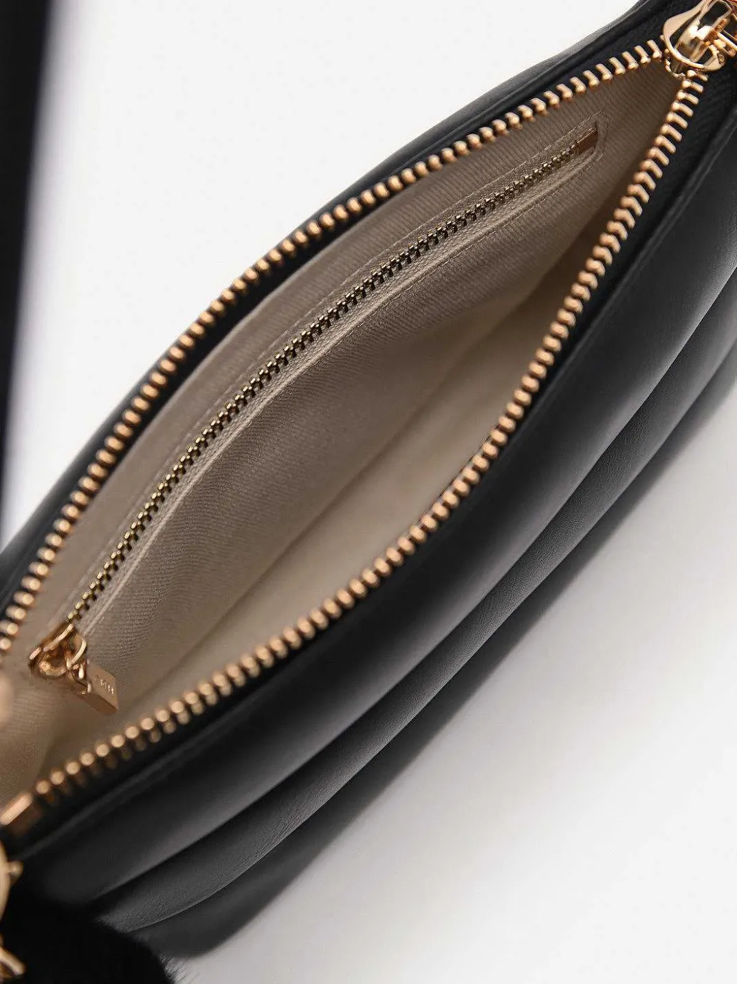 Padded Pouch With Fur Charm<PEDRO Sale