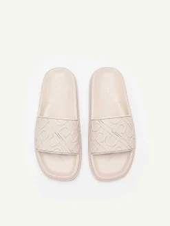 Icon Embossed Slide Sandals<PEDRO New