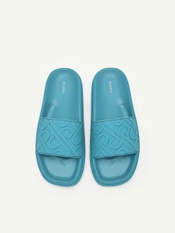 Icon Embossed Slide Sandals<PEDRO Hot