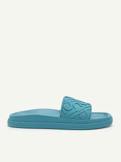 Icon Embossed Slide Sandals<PEDRO Hot