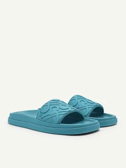 Icon Embossed Slide Sandals<PEDRO Hot