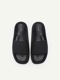 Icon Embossed Slide Sandals<PEDRO Hot