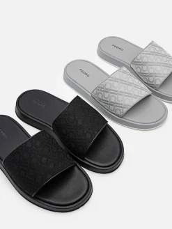 Icon Jacquard Slide Sandals<PEDRO Outlet