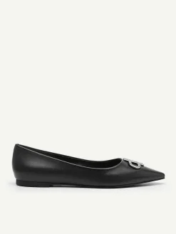 Icon Leather Ballet Flats<PEDRO