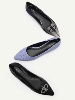 Icon Leather Ballet Flats<PEDRO Best
