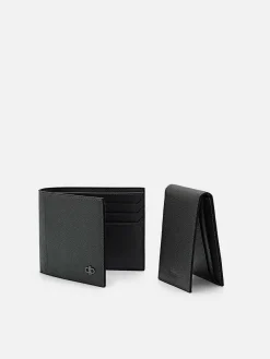 Icon Leather Bi-Fold Wallet With Insert<PEDRO