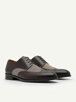 Icon Leather Brogue Derby Shoes<PEDRO Clearance