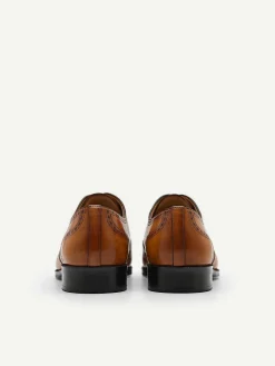 Icon Leather Brogue Derby Shoes<PEDRO Outlet