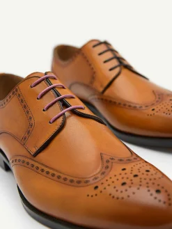 Icon Leather Brogue Derby Shoes<PEDRO Outlet