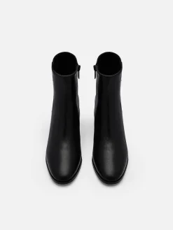 Icon Leather Heel Boots<PEDRO