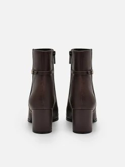 Icon Leather Heel Boots<PEDRO Clearance