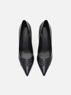 Icon Leather Heel Pumps<PEDRO Online