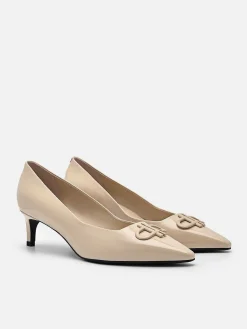 Icon Leather Heel Pumps<PEDRO Outlet