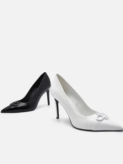 Icon Leather Heel Pumps<PEDRO Online