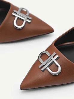 Icon Leather Pointed Slingback Pumps<PEDRO Online