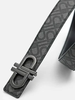 Icon Leather Reversible Tang Belt<PEDRO