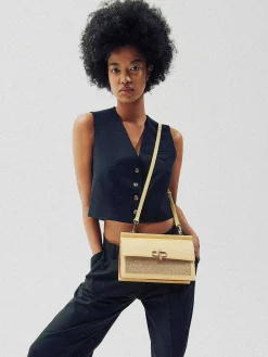 Icon Leather Shoulder Bag<PEDRO Best