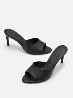 Studio Ashley Leather Heel Sandals<PEDRO New